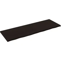vidaXL Wandregal 180 x 60 x 4 cm Dunkelbraun