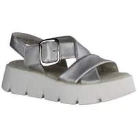 Gabor Plateau-Sandaletten Damen Silber 39