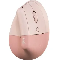 Logitech Lift Rosa Ergonomische vertikale Maus