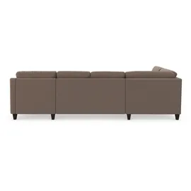 sit&more Wohnlandschaft SIT & MORE "Farö U-Form", grau (taupe), B:325cm H:90cm T:187cm, Sofas, Wohnlandschaft, inklusive Federkern, wahlweise mit Bettfunktion und Bettkasten