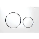 Geberit Sigma 20 Round Betätigungsplatte 115882KJ1 weiß / hochglanz verchromt