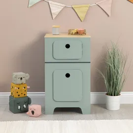 Musterkind MUSTERKIND® Kinder-Kühlschrank Mix & Match, salbei/natur grün