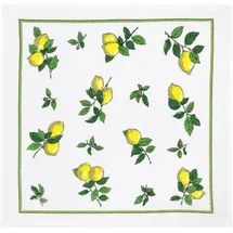 Kracht Küchen Textilien Zitronen Frottier Küchentuch bedruckt 50x50 cm gelb-grün 3er Pack