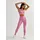 beshaped Trainingstights "Opschieten", Damen, Gr. L, US-Größen, pink, 90% Nylon, 10% Elasthan, unifarben, lang, Hosen, mit hoher Elastizität