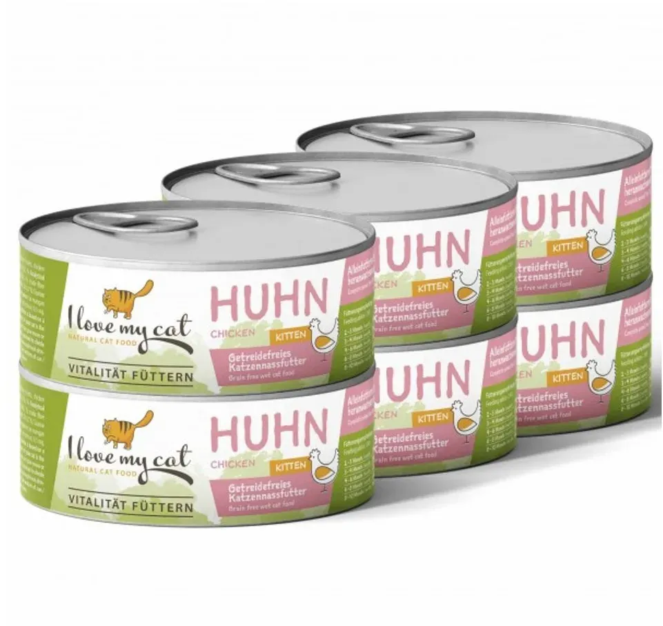 I love my cat Kitten Nassfutter mit Huhn 600 g 600 g