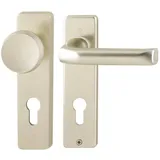 HOPPE Kurzschildgarnitur London grau/silber 54/227K/202KP/AP/113
