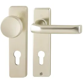 HOPPE Kurzschildgarnitur London grau/silber 54/227K/202KP/AP/113