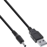 InLine USB-A auf Hohlstecker 1 m Schwarz
