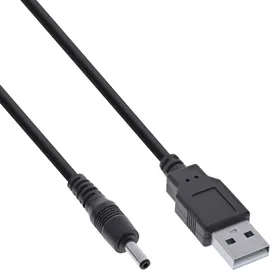 InLine USB-A auf Hohlstecker 1 m Schwarz