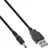InLine USB DC Stromadapterkabel, USB A Stecker zu DC 3,5x1,35mm 1m
