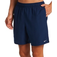 Nike 7" Volley Badeshorts für Herren, Badehose, Essential Lap Shorts blau S