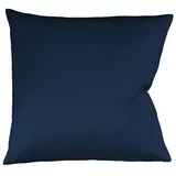FLEURESSE Kissenbezug Jersey 40 x cm Blau Dunkelblau