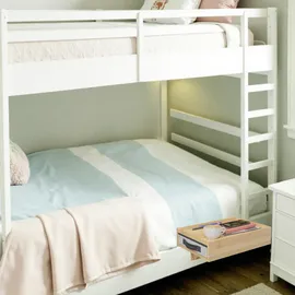 Relaxdays Nachttisch klemmbar 2er Set 37 x 14 x 26,5 cm