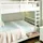 Relaxdays Nachttisch klemmbar 2er Set 37 x 14 x 26,5 cm