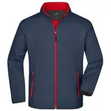 James & Nicholson Promo Softshelljacke JN1130" - James & Nicholson Iron-Grey/Red L"