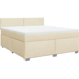 vidaXL Boxspringbett 180 x 200 cm Creme