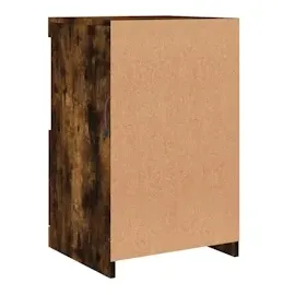 vidaXL Sideboard mit LED-Leuchten Räuchereiche 41x37x67 cm