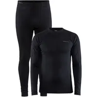 Craft Core Warm Baselayer Unterwäsche-Set Herren 999000 black M
