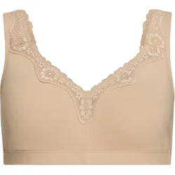 Büstenhalter - MIDOYA SpitziieTM - Dein bügelloser Spitzen-BH Beige / F / 110-120 - SpitziieTM - Beige - F