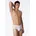Sportslip mit Eingriff Feinripp weiss L