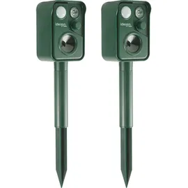 ideoon garden Ultraschall Tiervertreiber 2er-Set