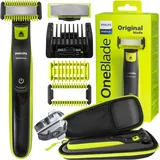 PHILIPS OneBlade Rasierapparat QP2824/20 + Etui - Schwarz