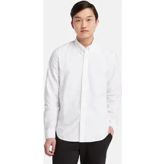 Timberland Oxford Slim Langarmhemd - White Yd L