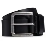 Boss Herrengürtel Leder schwarz 85
