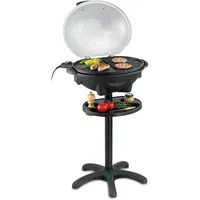 Trisa Elektro-Standgrill BBQ Friends - Barbecue-Elektrogrill - silber/schwarz schwarz|silberfarben