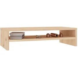 vidaXL Monitorständer 50x24x13 cm Massivholz Kiefer