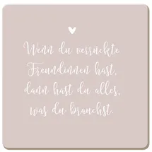 Grafik-Werkstatt 64261 Untersetzer Korkholz 1 Quadratisch