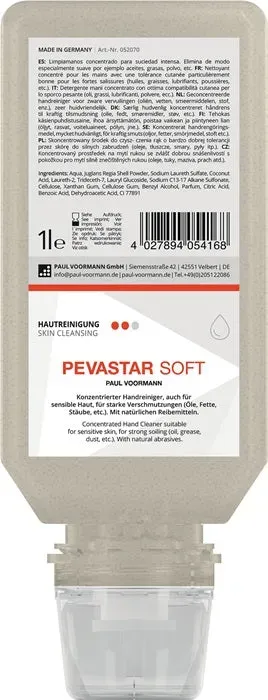 PEVASTAR SOFT Handreinigung Pevastar SOFT 1 l ( 9000473276 )