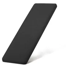 Beautissu Bankauflage 180 x 48 x 5 cm grau 1 St.