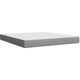 vidaXL Boxspringbett 180 x 200 cm Hellgrau