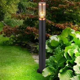 GLOBO Stehlampe 1x E27 schwarz