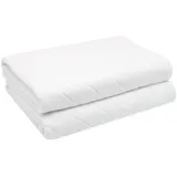 ZOLLNER Frottier Handtuchset 70 x 140 cm weiß 2 St.