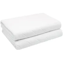 ZOLLNER Frottier Handtuchset 70 x 140 cm weiß 2 St.