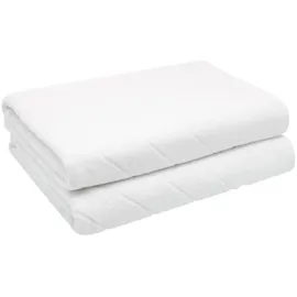 ZOLLNER Frottier Handtuchset 70 x 140 cm weiß 2 St.