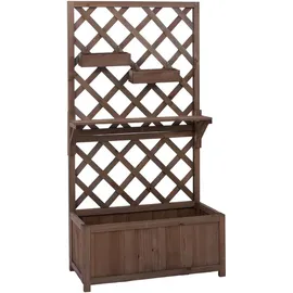 Proregal Hochbeet 135 x 70 x 30 cm Braun