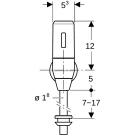 Geberit Urinal-Druckspüler (115805215)