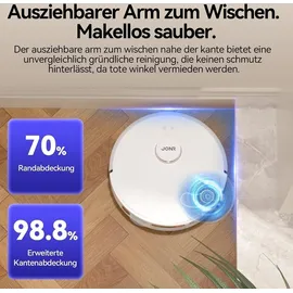 jonr P20 Pro Staubsauger Roboter Weiss