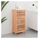 vidaXL Badschrank 42x29x82 cm Massivholz Nussbaum