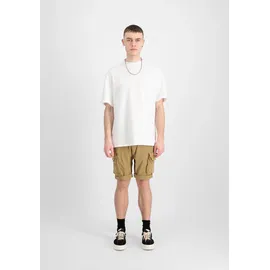 Alpha Industries Shorts mit Cargotaschen Modell Crew Short Khaki, 34