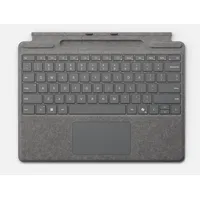 Microsoft Surface Pro Keyboard mit Stiftaufbewahrung Platin