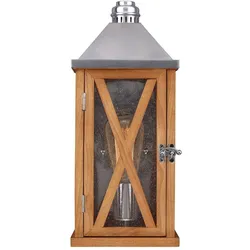 Lumiere Outdoor Wandleuchte Eiche Feiss FE-LUMIERE-S2OAK