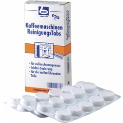 Dr. Becher Kaffeemaschinen ReinigungsTabs , Reinigungstabletten zur Entfernung von Kaffeölen und -fette, 1 Packung = 3 x 10er Blister = 30 Tabs