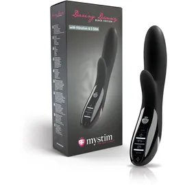 Mystim - Daring Danny E-Stim Vibrator - Schwarz Edition