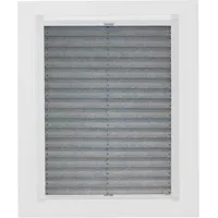 SUNLINES Dachfensterplissee Young Style Energy Saving 117 x 115,9 cm grau/weiß