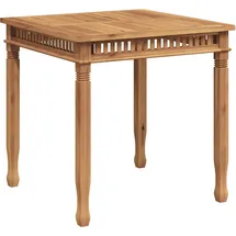 vidaXL Garten-Esstisch 80 x 80 x 80 cm Braun