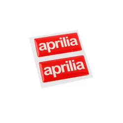 Aufkleber x2 Aprilia 3D